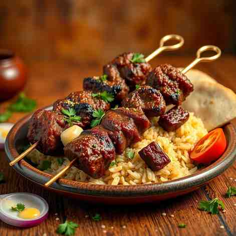 Juicy Egyptian Kofta Kebab Skewers - Beef & Rice Recipes
